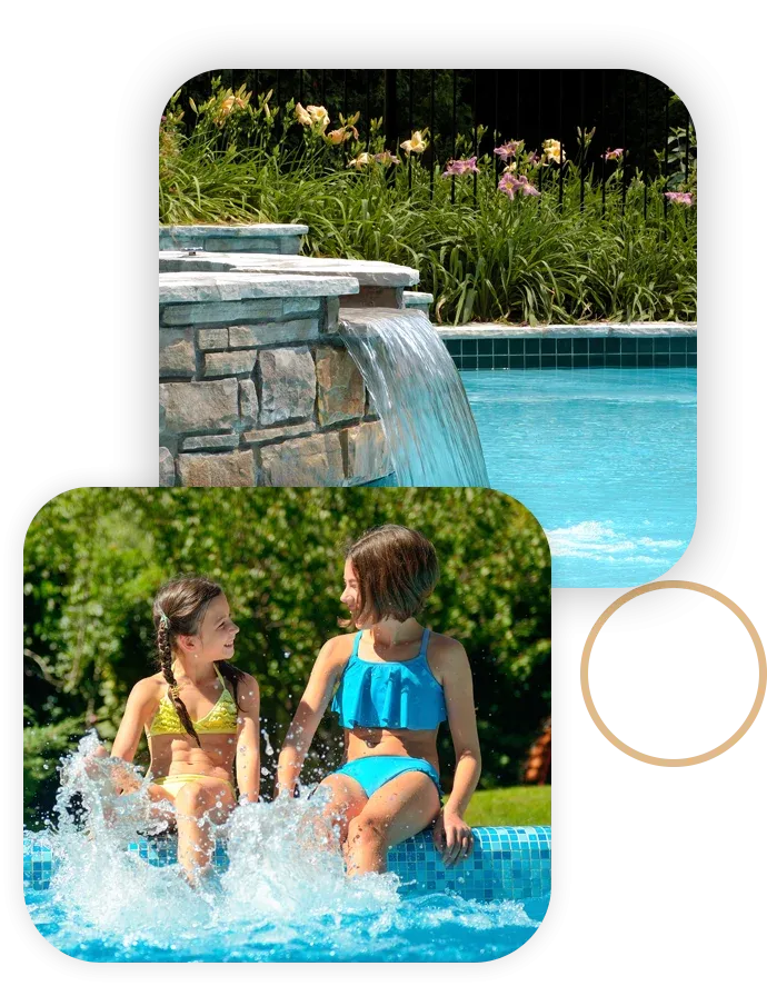 kids enjoying pool